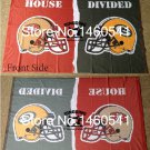 Saints San Francisco 49ers Green Bay Packers Helmet House Divided Flag 3ft x 5ft