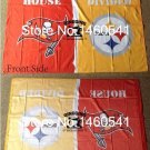 Tampa Bay Buccaneers Pittsburgh Steelers House Divided Flag 3ft x 5ft