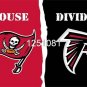 Tampa Bay Buccaneers Atlanta Falcons House Divided Flag 3ft x 5ft Polyester