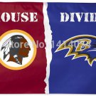 Washington Redskins Baltimore Ravens House Divided Flag 150X90CM