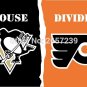 Pittsburgh Penguins Philadelphia Flyers House Divided Flag 3x5FT banner