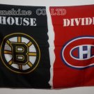 Boston Bruins Montreal Canadiens House Divided Flag hot sell goods 3X5FT