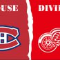 Montreal Canadiens and Detroit Red Wing House Divided flag banner 3X5FT