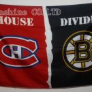 Montreal Canadiens Boston Bruins House Divided Flag hot sell goods 3X5FT