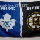 Toronto Maple Leafs Boston Bruins House Divided Flag hot sell goods 3X5FT 150X90CM