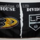 Anaheim Ducks Los Angeles Kings House Divided Flag hot sell goods 3x5 FT