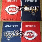Cincinnati Reds Los Angeles Rams House Divided Flag 3ft x 5ft Polyester