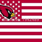 90x150cm Arizona Cardinals flag banner 100D Digital Printing flag