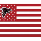 Atlanta Falcons US flag with star and stripe 3x5 FT Banner