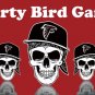 New Design 90x150cm Atlanta Falcons Skull Flag Dirty Bird Gang Flag Polyester