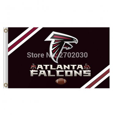 Atlanta Falcons Flag 3ft X 5ft Polyester Atlanta Falcons Banner Flag Metal Grommets
