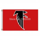 Atlanta Falcons Logo Red Flag Banner MAN CAVE World Series Football Team 3ft X 5ft