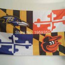 Baltimore Ravens Baltimore Orioles Maryland Flying Flag Banner Flying Custom flag 3ft x 5ft
