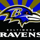 Top design Baltimore Ravens flag 90x150cm polyester banner with 2 Metal Grommets