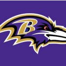 Baltimore Ravens purple bankground Flag 3FTx5FT Banner 100D Polyester flag 90x150cm