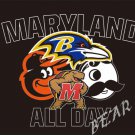 3X5FT ALL DAY Baltimore Ravens Baltimore Orioles Maryland Terrapin Natty Boh flag