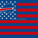 Buffalo Bills Flag 3x5 FT Banner 100D Polyester NFL flag 150x90cm,Custom flag