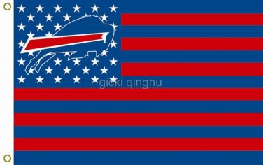 Buffalo Bills Flag 3x5 FT Banner 100D Polyester NFL flag 150x90cm,Custom flag