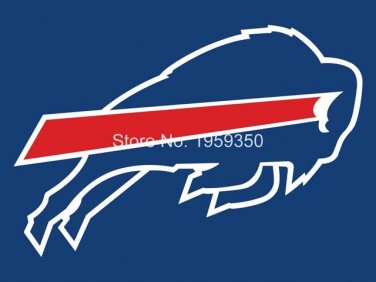Buffalo Bills Large Outdoor 3 x 5FT 100D polyester Banner Flag 90x150cm