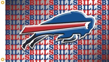Buffalo Bills 100D Polyester Banner 3ftx5ft flag flag metal