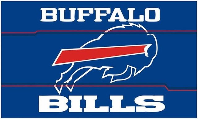 Buffalo Bills Flag 3ftx5ft Banner 100D Polyester