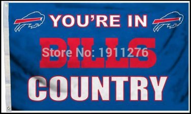 Buffalo Bills Flag  National Football League 3ft x 5ft Polyester Banner Flyin
