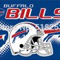 Buffalo Bills new helmet Flag 3x5 FT 150X90CM NFL Banner 100D Polyester Custom
