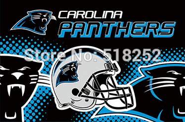 Carolina Panthers new helmet Flag 3x5 FT 150X90CM