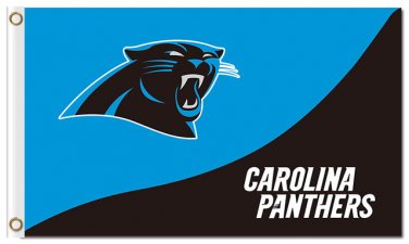 Carolina Panthers flag 90x150cm outdoor polyester banner with 2 Metal Grommets
