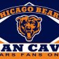 high quality Chicago Bears flag man cave banner 100D 3x5FT