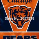 Chicago Bears wordmark top design Vertical Flag 3x5FT