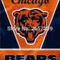 Chicago Bears wordmark top design Vertical Flag 3x5FT