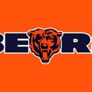 Chicago Bears logo 3FTx5FT Banner 100D Polyester Flag white sleeve
