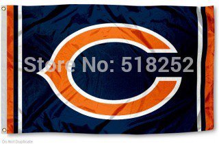 Chicago Bears Flag 3x5 FT Banner 100D Polyester  flag 172, free shipping