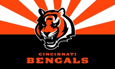 Top design Cincinnati Bengals flag 90x150cm polyester banner with 2 Metal Grommets