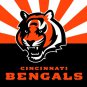 Top design Cincinnati Bengals flag 90x150cm polyester banner with 2 Metal Grommets