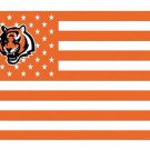 Cincinnati Bengals US flag with star and stripe 3x5 FT Banner