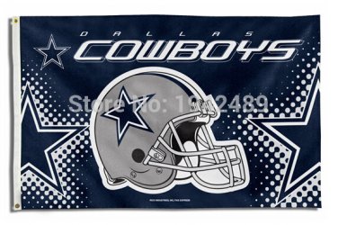 3ft x 5ft Dallas Cowboys flag helmet style banner 100D Digital Printing flag