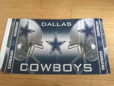 Dallas Cowboys Flag 3 x 5 FT 100D polyester Banner NFL brass metal holes 103