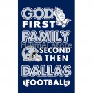 Newest custom Dallas Cowboys flag God First Family flag  3FTx5FT Banner