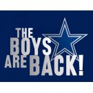 3x5ft digital print THE BOYS ARE BACK flag 90x150cm polyester banner