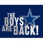 3x5ft digital print THE BOYS ARE BACK flag 90x150cm polyester banner