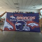 Denver Broncos Flag Helmet Banner World Series Super Bowl  Flag 3x5 FT