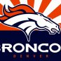 Top design Denver Broncos flag 90x150cm polyester banner with 2 Metal Grommets