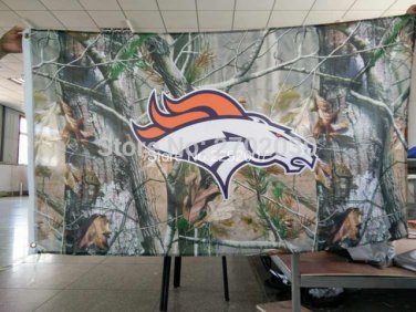 Top design Denver Broncos flag 90x150cm polyester banner with 2 Metal Grommets