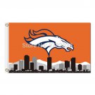 Denver Broncos 3 Time Super Bowl Champions Flag 150X90CM Banner 100D Polyester3x5 FT