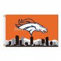 Denver Broncos 3 Time Super Bowl Champions Flag 150X90CM Banner 100D Polyester3x5 FT