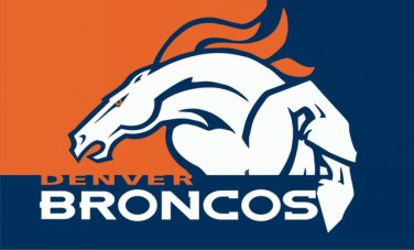 Denver Broncos custom flag 90x150cm polyester banner with 2 Metal Grommets 3x5ft