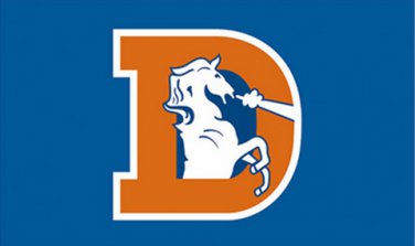 Denver Broncos Hand Flag 3*5ft Club Team Banner 100D Polyester Flag