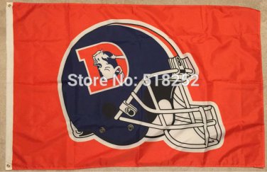 . DENVER BRONCOS Old Vintage LOGO Flag 3x5 FT 150X90CM